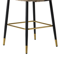 Chaise de bar en cuir personnalisable haut de gamme moderne - Tissu Xipi de haute qualité pour bar à domicile et usage hôtelier