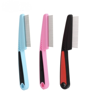 Peigne de toilettage professionnel pour animaux de compagnie, pour chats, chiens, reptiles, élimine les puces et les lentes - Product Image 1