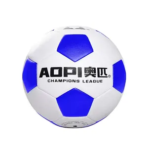 AOPI再生橡胶足球带有定制标志印刷和足球带有定制设计和颜色
