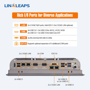 लिंक 10.1 8 वीं 12 वीं पीढ़ी i7 i5 औद्योगिक पैनल पीसी फ्रंट ip65 rs232 स्पर्श औद्योगिक कंप्यूटर और सहायक उपकरण - Product Image 4
