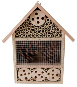 Top qualité jardin extérieur bénéfique insecte Habitat abeille <span class=keywords><strong>maison</strong></span> en bois maçon abeille boîte à <span class=keywords><strong>vendre</strong></span> - Product Image 5