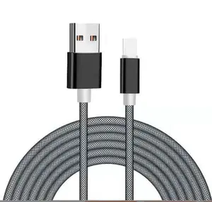 Fishnet braided USB type C Charging cable USB C fast charging cable 0.5 m 1 m