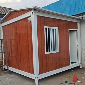 โปรโมชั่นบ้านสำเร็จรูปขนาดเล็กแบบห้องเดี่ยว บ้านแบบแพ็คสำเร็จเรียบง่าย 1 ห้องนอน พร้อมห้องน้ำในตัว - Product Image 5
