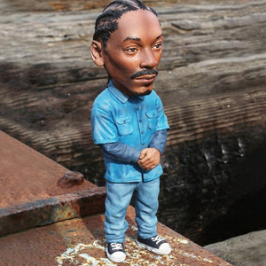 Mini ornamenti in resina Hip Hop divertente Rapper Bro Figurine Set Hip Hop Legends King <span class=keywords><strong>Rap</strong></span> Music Star Resin Figure Alkyne Legend - Product Image 2