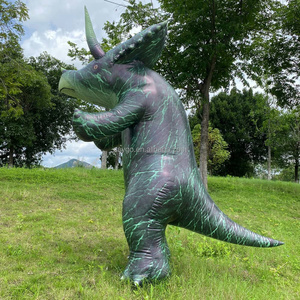 Disfraz inflable de dinosaurio con cuernos original gigante para adultos Anime Cosplay publicidad dinosaurio mascota globo <span class=keywords><strong>disfraces</strong></span> - Product Image 4