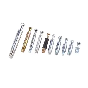 OEM Furniture Hardware Fittings Fasteners Eccentric Screws M4 M6 M8 Zinc Plated Cam Lock Connecting Bolt