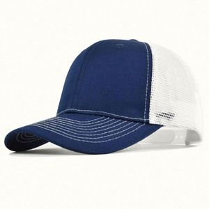 Custom Logo Solid Color 6 Panel Woolen Eco-Friendly Promotional Sports 1209 Trucker Cap Snapback <b>Hat</b> - Product Image 3
