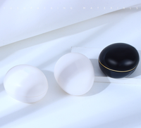 Pot de crème pour le visage, les mains et les yeux en PP de forme ovale au design unique, 80g, couleur personnalisée, soin de la peau, cosmétique