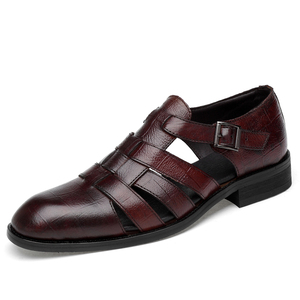 Zapatos de Vestir de Cuero Genuino Italiano, Sandalias de Plataforma Cómodas para Exteriores, Zapatos Oxford de Cuero para Hombre, Gran Venta 2025 - Product Image 2