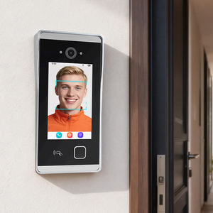 <span class=keywords><strong>Interphone</strong></span> vidéo Hiwink intelligent avec écran tactile de 4 pouces, reconnaissance faciale, PoE, avec contrôle d'accès par empreinte digitale et reconnaissance palmaire - Product Image 1