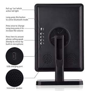 Professional <b>Vanity</b> Desktop 20 <b>Led</b> Light Magnifying Glass Rechargeable Bluetooth Music Personalized Single-Sided Makeup <b>Mirror</b> - Product Image 3