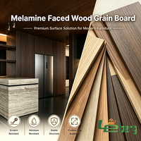 Panneau de contreplaqué mélaminé de 18 mm de qualité écologique E1 au design moderne pour meubles sur mesure pour toute la maison