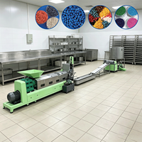 Ligne de granulation multifonctionnelle monophasée pour le recyclage des déchets plastiques PP, PE, HDPE en granulés