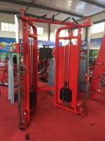 Équipement de gymnastique professionnel avec système de poulie double réglable, équipement professionnel