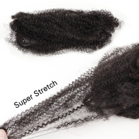 Capelli Umani Grezzi Non Trattati Afro Kinky in Bulk 30g 50g 100g per Dreadlocks e Trecce