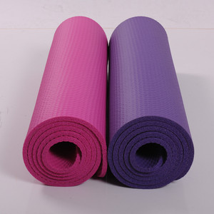 YINGUAN Super Wide NBR Foam Double Sided Non Slip <b>Large</b> Area Body Building Stretching Exercise Yoga <b>Mat</b> 10MM Thick Eco-Friendly - Product Image 2