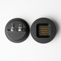 Haut-parleur HiFi AMT Tweeter à ruban argenté 15W 4,8 Ohm avec transformateur à mouvement d'air et aimant néodyme