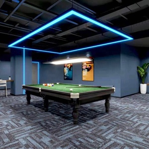 โคมไฟแขวนเพดานรูปทรงสี่เหลี่ยมผืนผ้า ไฟ LED RGB เชื่อมต่อได้ เหมาะสำหรับห้องออกกำลังกายและห้องเล่นเกม - Product Image 4