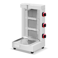 2025 grille-pain commercial entièrement automatique poulet Doner Kebab Machine acier inoxydable gaz Shawarma Machine