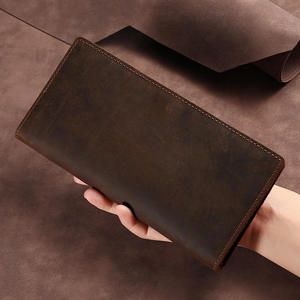 กระเป๋าสตางค์หนังวินเทจ AndoBag รุ่น Crazy Horse สำหรับผู้ชาย หนังวัวแท้ ช่องใส่บัตรแบบเรียบง่าย พร้อมที่หนีบเงิน รุ่น 223 - Product Image 5