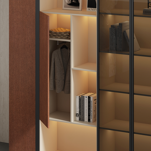 Vendita calda moderna mobili per <span class=keywords><strong>ufficio</strong></span> di lusso in legno di visualizzazione della credenza libreria armadietto di archiviazione per <span class=keywords><strong>ufficio</strong></span> capo CEO - Product Image 3