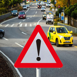 Señal <span class=keywords><strong>de</strong></span> tráfico Placa Señal <span class=keywords><strong>de</strong></span> advertencia Placa <span class=keywords><strong>de</strong></span> aluminio Señal <span class=keywords><strong>de</strong></span> recordatorio Triangular reflectante - Product Image 6