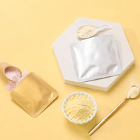 Petits sachets en papier kraft doublés de papier aluminium pour l'emballage du thé, sachets en papier kraft blanc et brun pour l'emballage du thé biologique