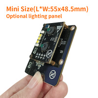 Módulo de cámara de Control de acceso de bloqueo de puerta de reconocimiento facial en vivo IR de doble lente de 1080P con visión nocturna USB AR0230 OV270