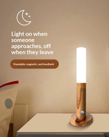 Lampe de nuit portable pour couloir et escalier, lampe de camping USB LED avec détecteur de mouvement, lampe murale à capteur magnétique