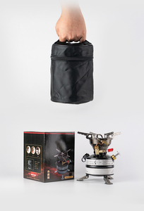 Réchaud à essence et kérosène portable BRS Mini pour aventures en plein air avec combustible liquide - Product Image 3