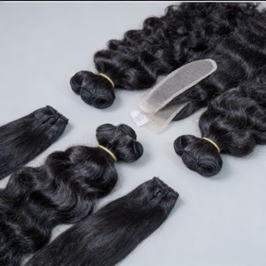 Extensiones de Cabello Humano Rizado Kinky Birmano de Venta Caliente, Cabello Virgen Vietnamita sin Procesar, Paquetes a Granel de Doble Trama, Proveedores - Product Image 2