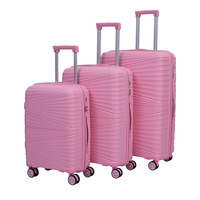 Ensemble de bagages de voyage de 28 pouces avec 4 roues pivotantes et serrure TSA Coque rigide en PP Autres bagages inclus