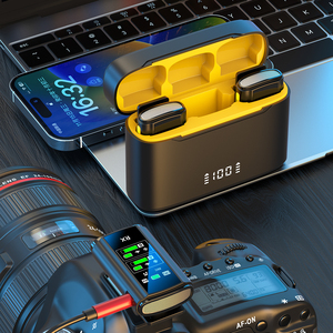 ไมโครโฟนไร้สายแบบหนีบปกเสื้อ Source Factory 2.4G น้ำหนักเบา เหมาะสำหรับการสัมภาษณ์วิดีโอสั้นๆ แบบถ่ายทอดสด - Product Image 5