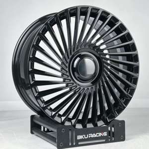 Jantes Bku forgées 5X112 pour Mercedes Benz Classe S W221 W222 W223 <span class=keywords><strong>Maybach</strong></span>, jantes 20 21 22 pouces, jantes en alliage monobloc argentées personnalisées - Product Image 2