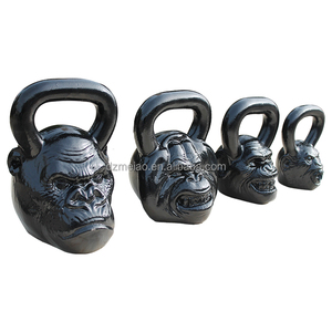 <strong>Gym</strong> Fitness <strong>Equipment</strong> Cast Iron Monkey Head Animal <strong>Gorilla</strong> Competition Kettlebell - Product Image 3