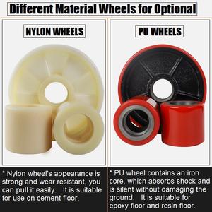 อะไหล่รถยกพาเลทแบบล้อเดินตาม ล้อเลื่อนไนลอนขนาดใหญ่ ขายดีจากโรงงาน - Product Image 2