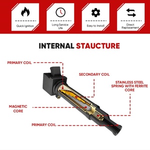 新型12V車用イグニッションコイルパックH3T024 H3T011 F581 F696 三菱カリスマコルト用高性能自動車エンジン点火システム - Product Image 4