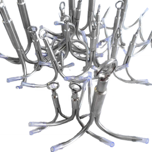 Thép Không Gỉ Ngoài Trời Vật lộn Móc Leo Núi Claw Trọng Lực Móc Bay Hổ Neo Thủy Sản Móc Ngoài Trời Đi Bộ Đường Dài 3 Claw 125Mm - Product Image 4