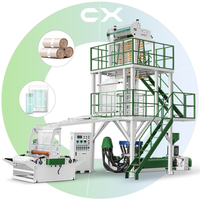 CX-60-1100 extrudeuse soufflée, rouleau HDPE biodégradable, machine à film soufflé à machine extrusion soufflage