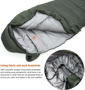 <span class=keywords><strong>Sac</strong></span> <span class=keywords><strong>de</strong></span> <span class=keywords><strong>couchage</strong></span> en duvet <span class=keywords><strong>de</strong></span> canard 600 Fill, construction à cloisons latérales, facile à ranger, résistant à l'eau, pour l'aventure et l'alpinisme - Product Image 3