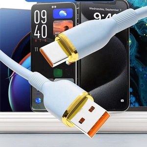 Cable de silicona líquida de 60W Tipo-<span class=keywords><strong>C</strong></span> a Tipo-<span class=keywords><strong>C</strong></span> 3A <span class=keywords><strong>USB</strong></span> <span class=keywords><strong>C</strong></span> Cable cargador 1M 1,5 m Cable de datos de carga rápida - Product Image 4