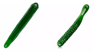 Glazen Komkommer Groente Masturbator Phallus Vrouwelijke Masturbatie Stick Instrument Seksspeeltjes Voor Vrouwen - Product Image 6