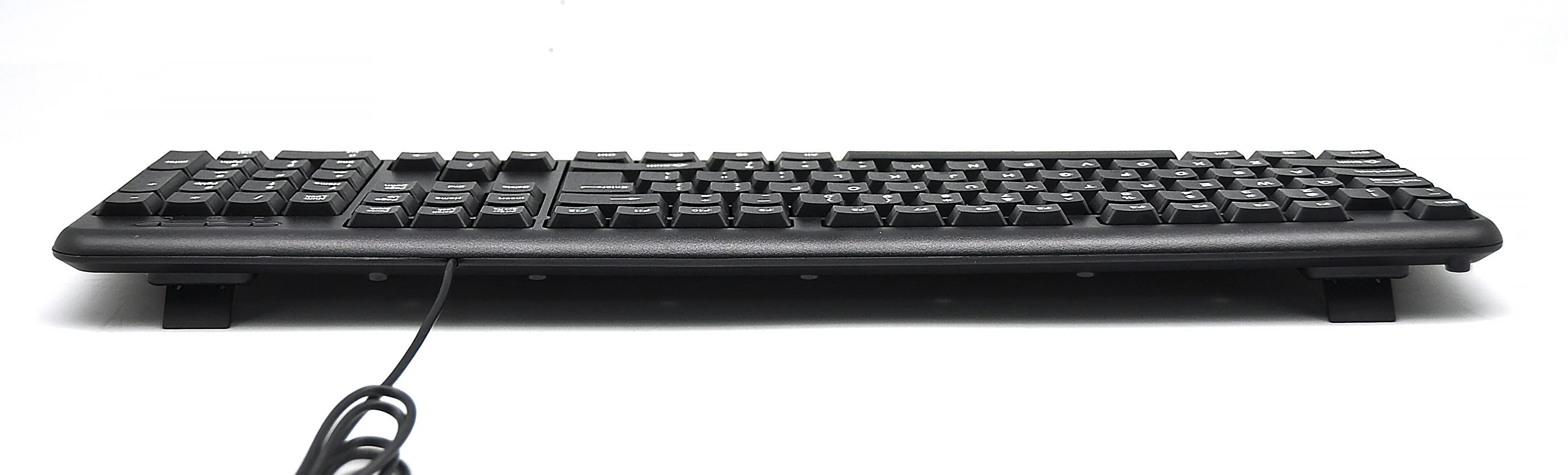 Kantor Kabel Keyboard KB251 Tanpa Cahaya Ukuran Ultra Thin Multimedia Keyboard Digunakan untuk Rumah Kantor