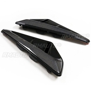Nouvelle couverture latérale de remplacement en fibre de carbone pour les prises d'air latérales BMW X5 G05 M Sport 2019-UP, style MP, garniture de couverture des prises d'air de voiture - Product Image 4