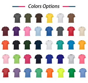 Col rond manches courtes t-shirts graphiques 100% coton blanc uni t-shirt haute qualité logo personnalisé impression vêtements hommes t-shirt - Product Image 6