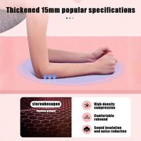 Colchonetas gruesas con estampado personalizado para yoga, esterilla de yoga antideslizante con etiqueta privada mate respetuosa con el medio ambiente, 10mm