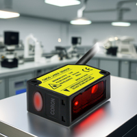 Module de capteur de déplacement laser optique haute précision CORON GLX-D50PUI, distance de détection 50-15 mm, CMOS, indice de protection IP67, PNP+Analogique