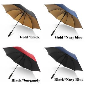 <span class=keywords><strong>Parapluie</strong></span> droit semi-<span class=keywords><strong>automatique</strong></span> personnalisé de 27 pouces à long manche, parapluies de golf à 8 baleines, style américain, cadeaux d'affaires, LOGO en fibre de verre - Product Image 2