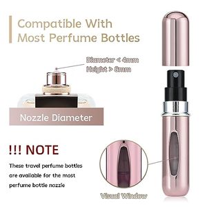 Oem/ODM Sang Trọng 5Ml Nhôm Nước Hoa Atomizer Tái Sử Dụng Du Lịch Mini Xách Tay Kích Thước Refillable Nhôm Nước Hoa Chai Với Phun - Product Image 3