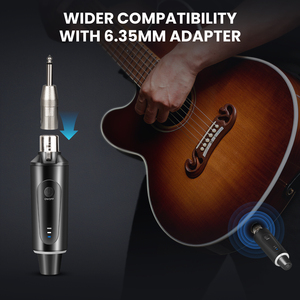 Transmisor de Micrófono Inalámbrico XLR Profesional TS4-2 de 2.4G con Receptor, Alcance de 30-50m, 8 Horas de Duración de la Batería - Product Image 3
